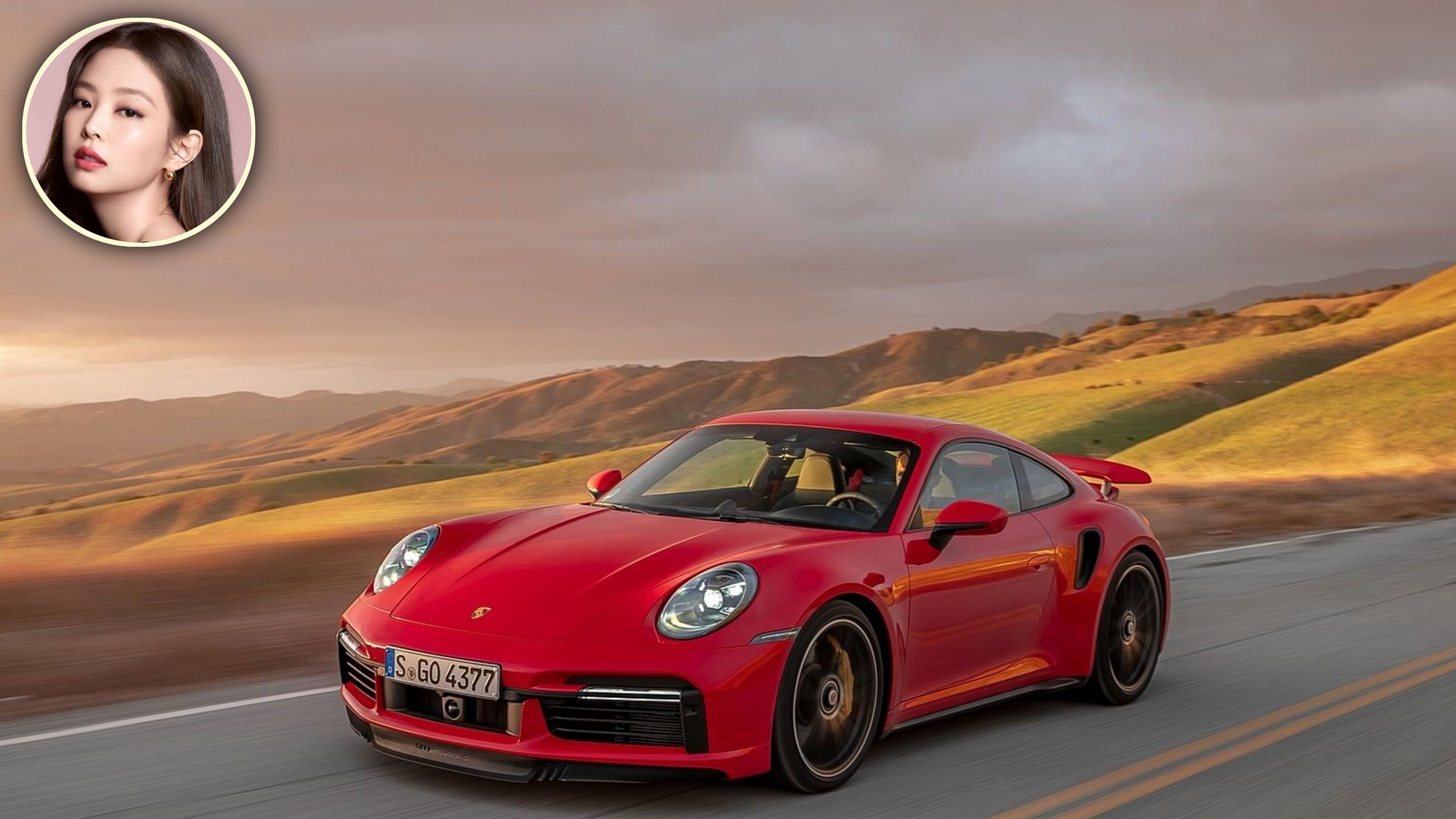 Blackpink singer Jennie Kim's Porsche 911 Turbo S