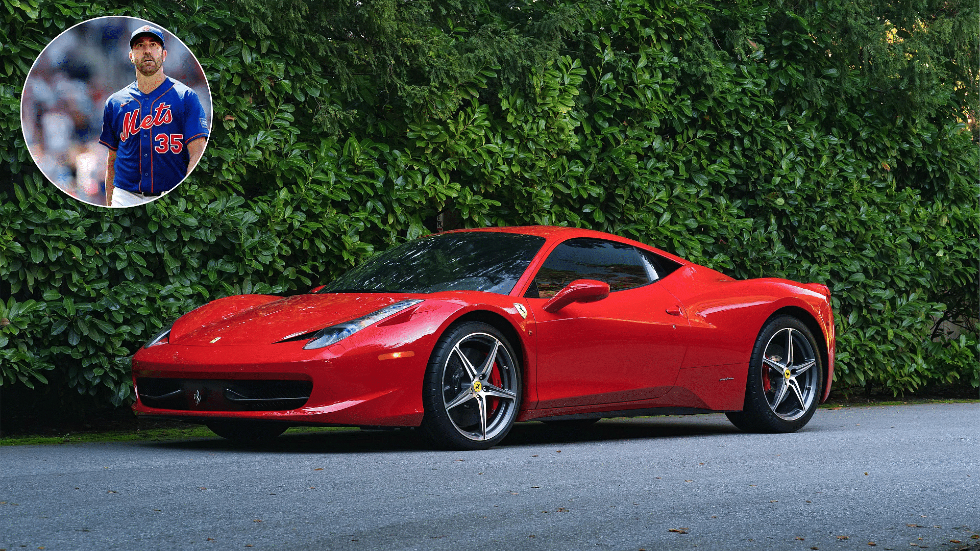 Justin Verlander Ferrari 458 Italia