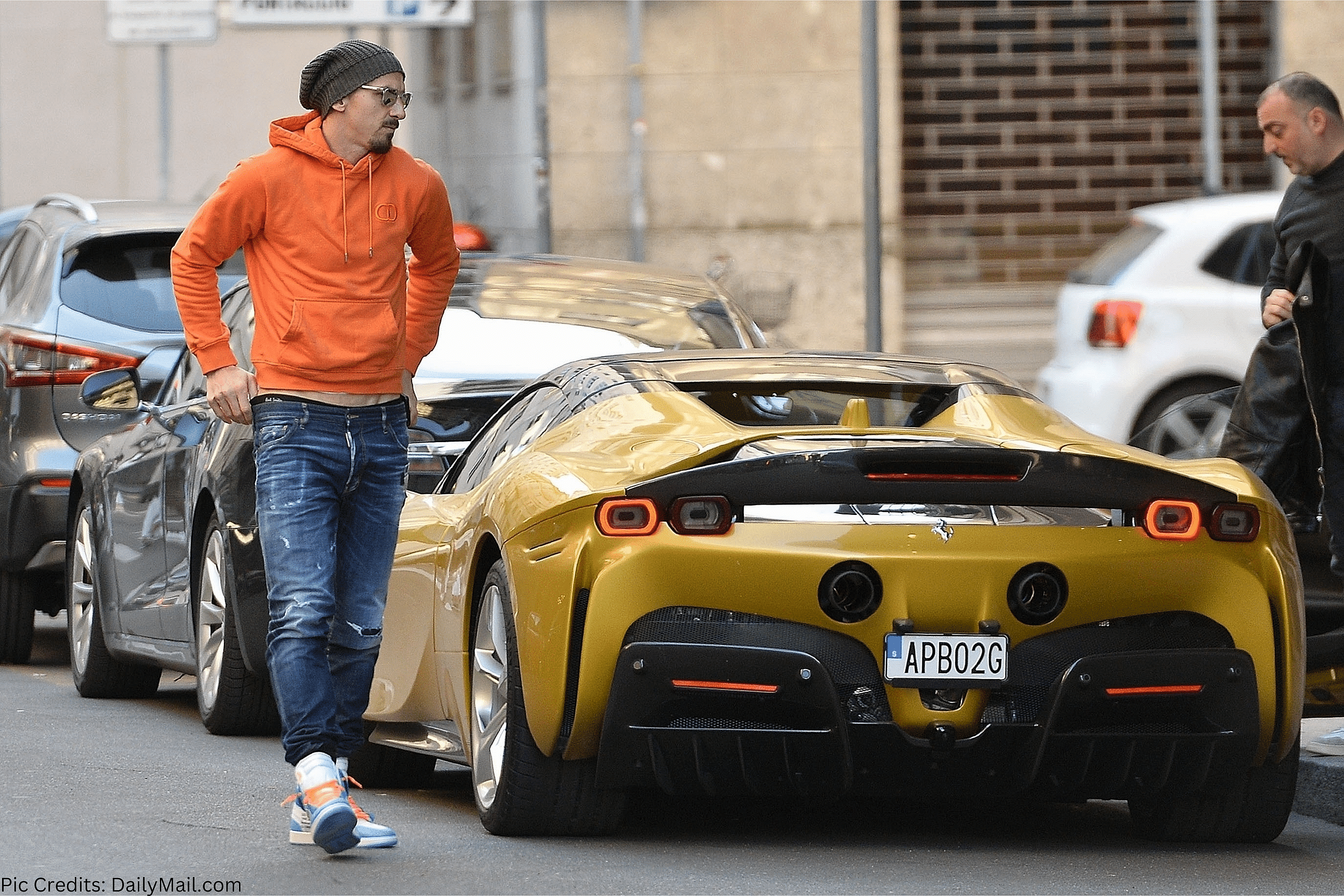 Zlatan Ibrahimovic’s Golden Ferrari SF90