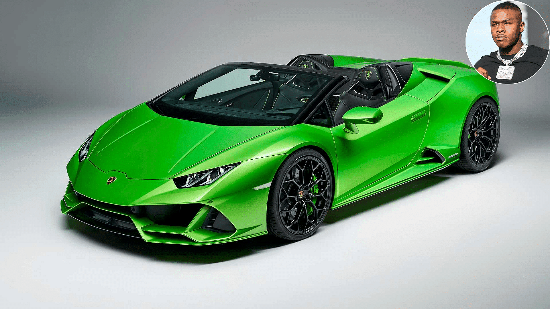 Lamborghini Huracan Spyder with Dababy