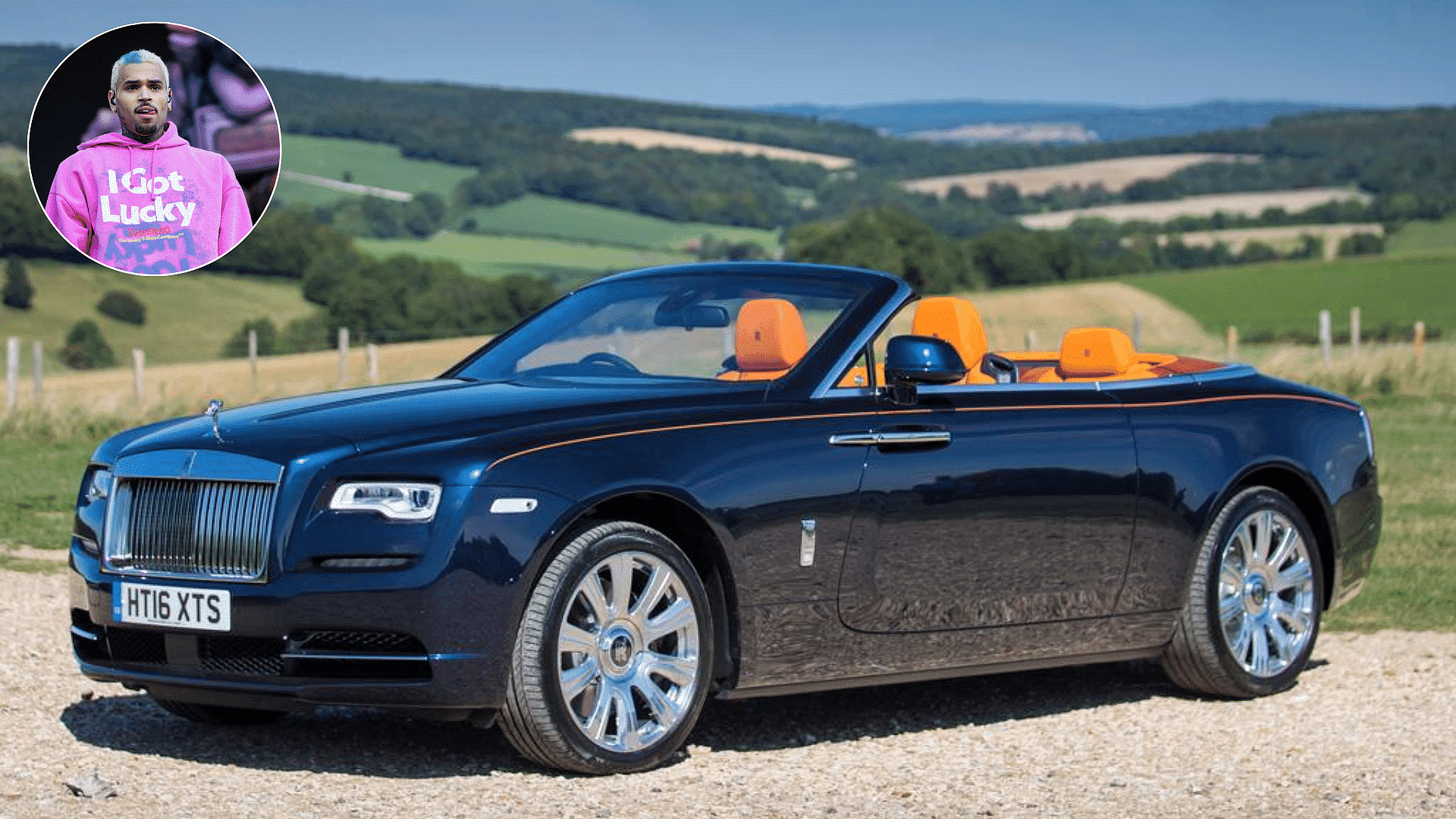 Chris Brown Rolls-Royce Dawn