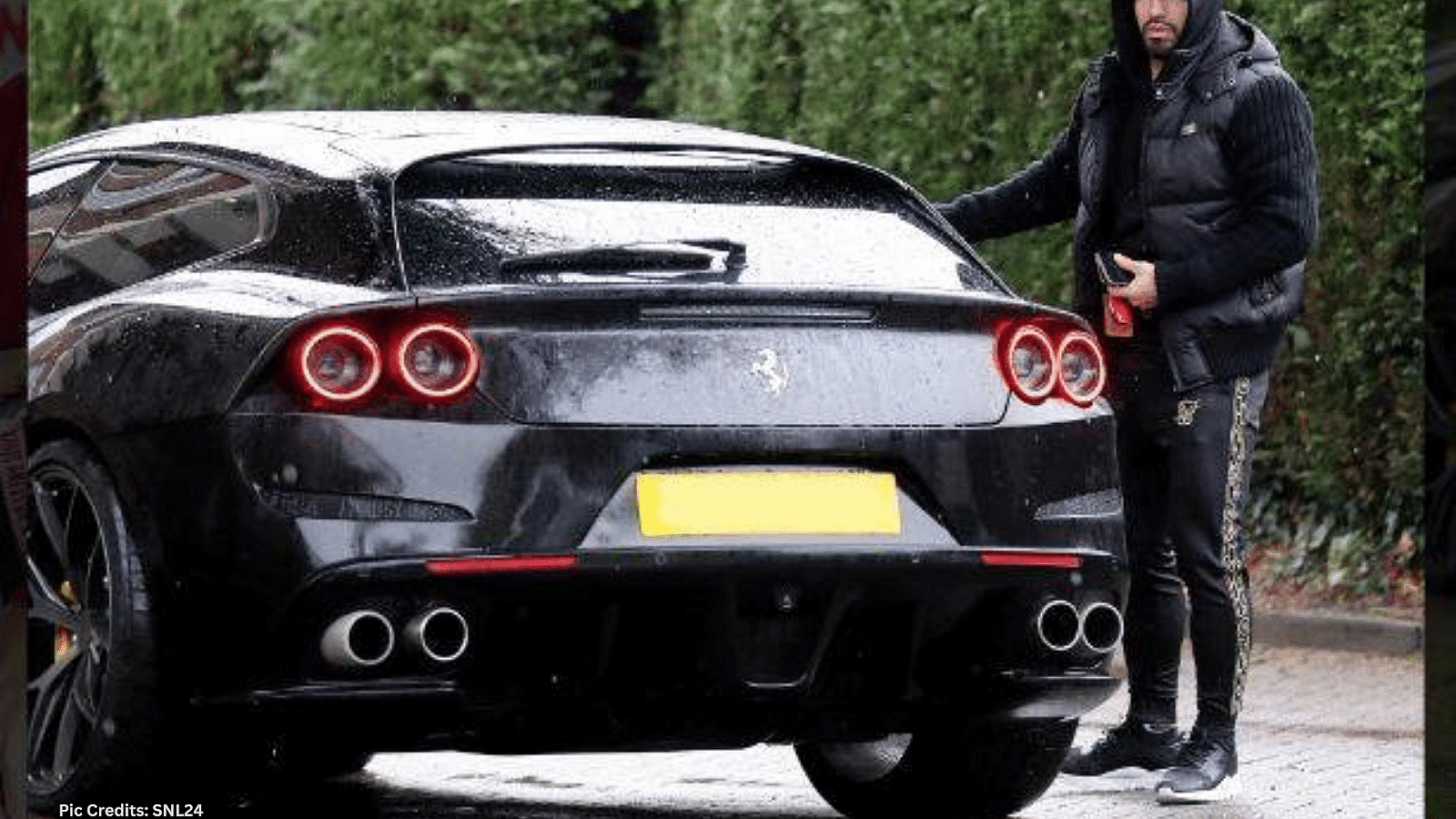 Sergio Aguero's Ferrari GTC4 Lusso