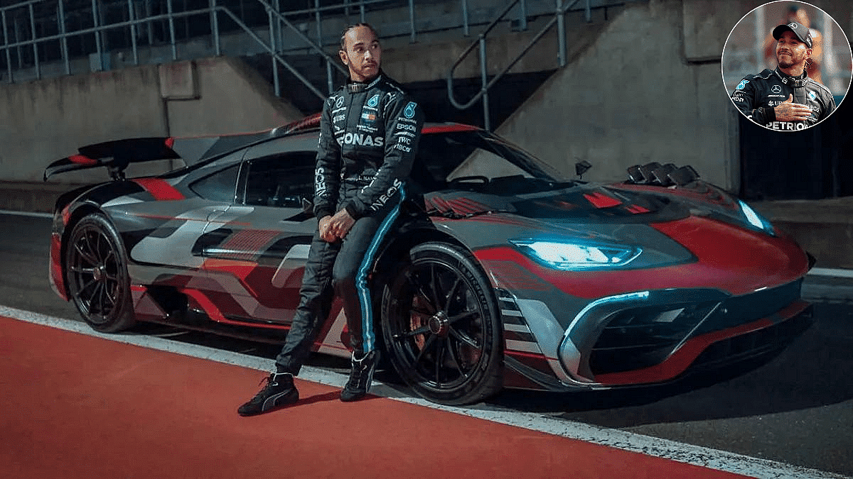 2022 Mercedes-AMG One with Hamilton