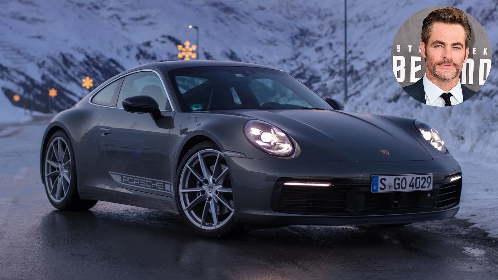 Chris Pine - Porsche 911 Carrera S