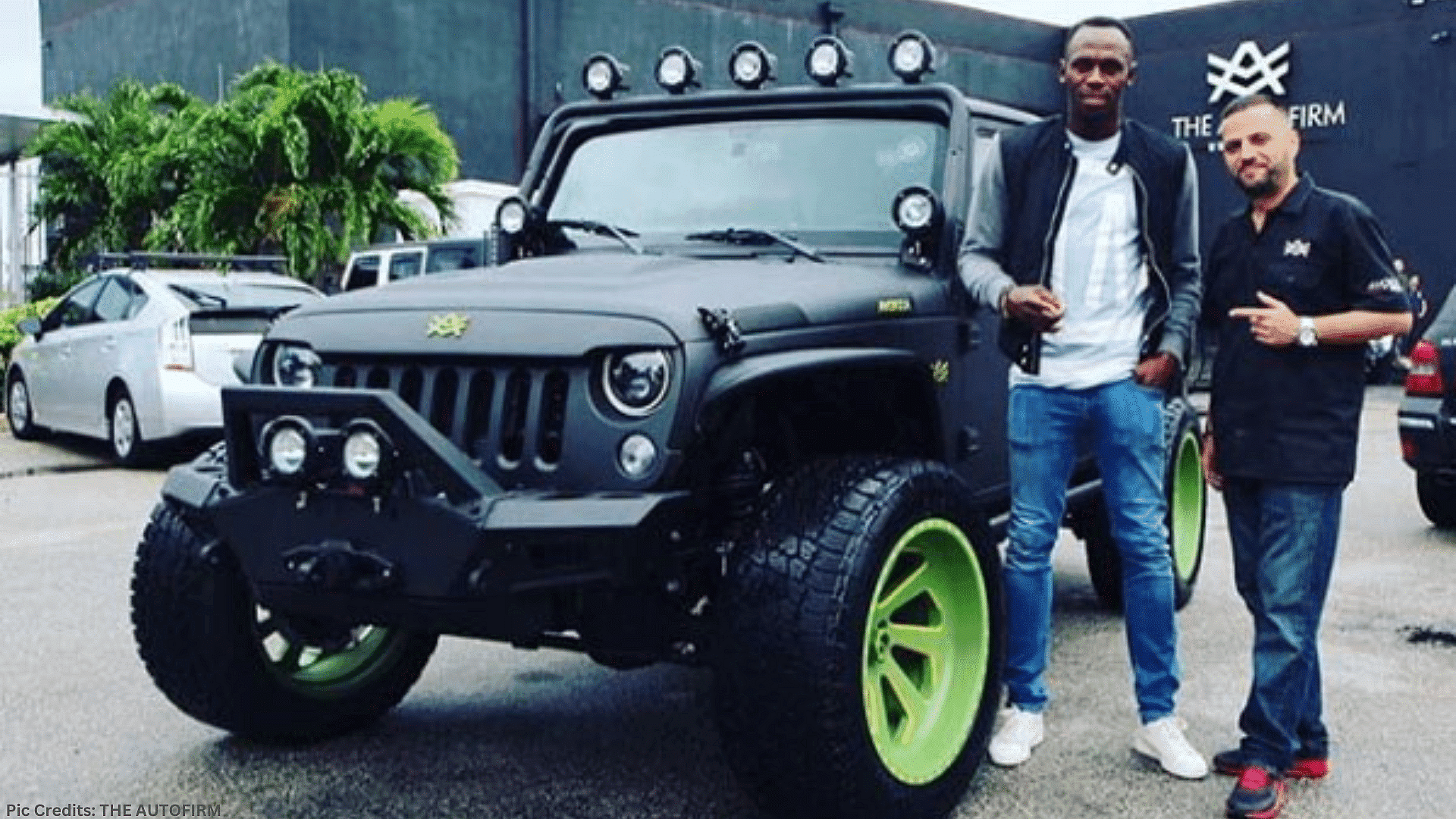 Usain Bolt 2017 Jeep Wrangler Unlimited