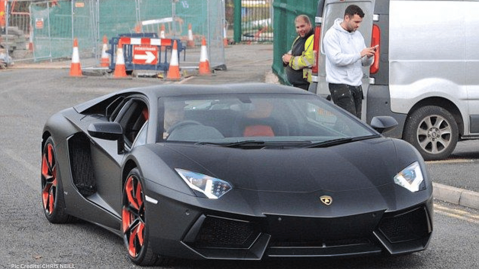 Sergio Aguero's Lamborghini Aventador LP700-4