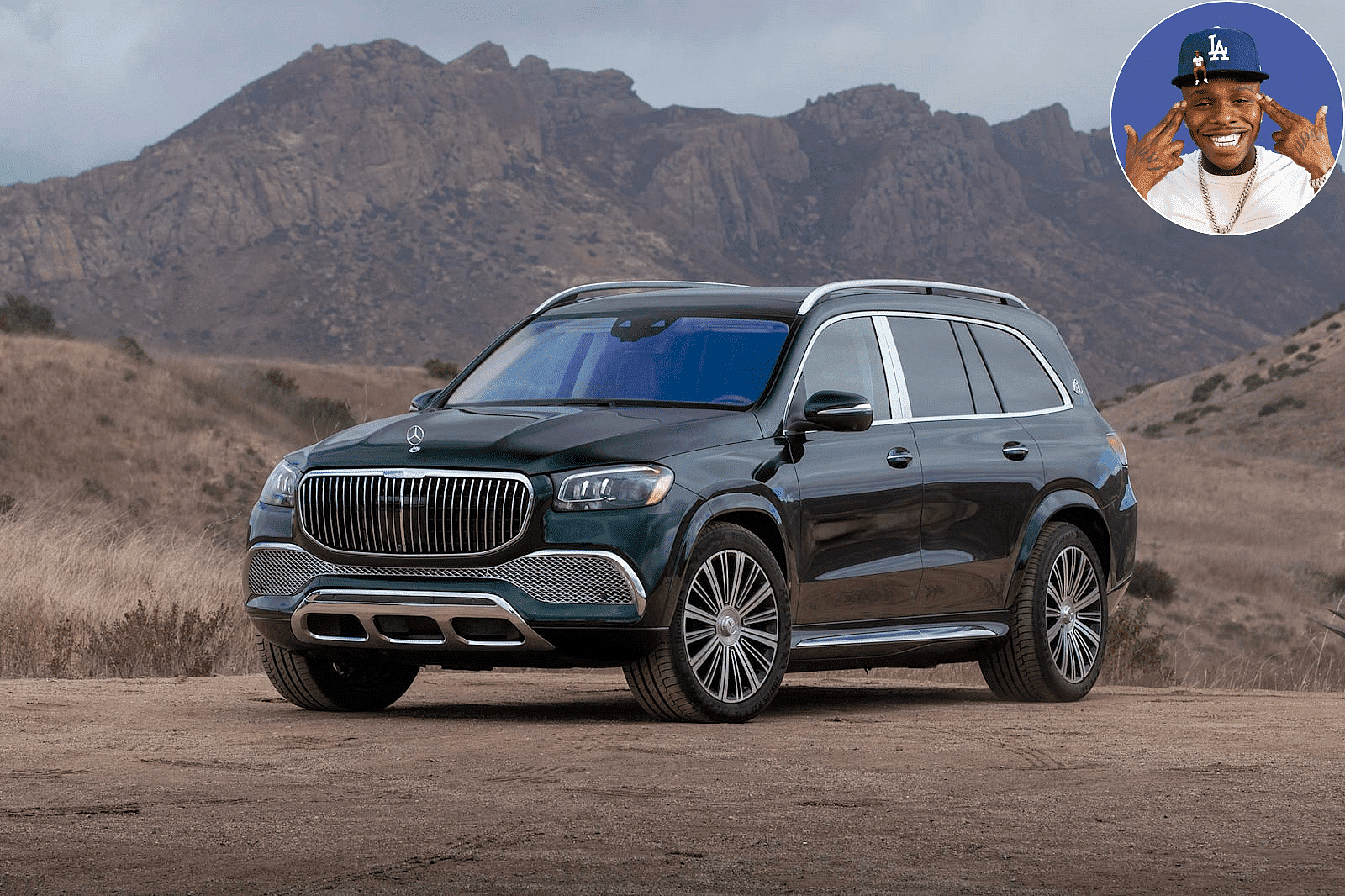 Rapper DaBaby with Mercedes Maybach GLS 600