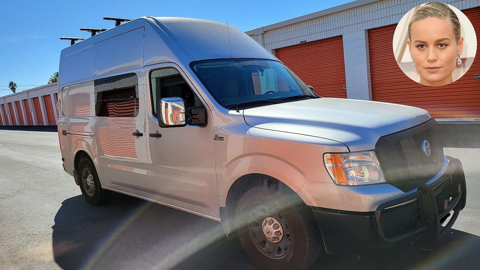 Custom Nissan NV 2500S camper van - Brie Larson