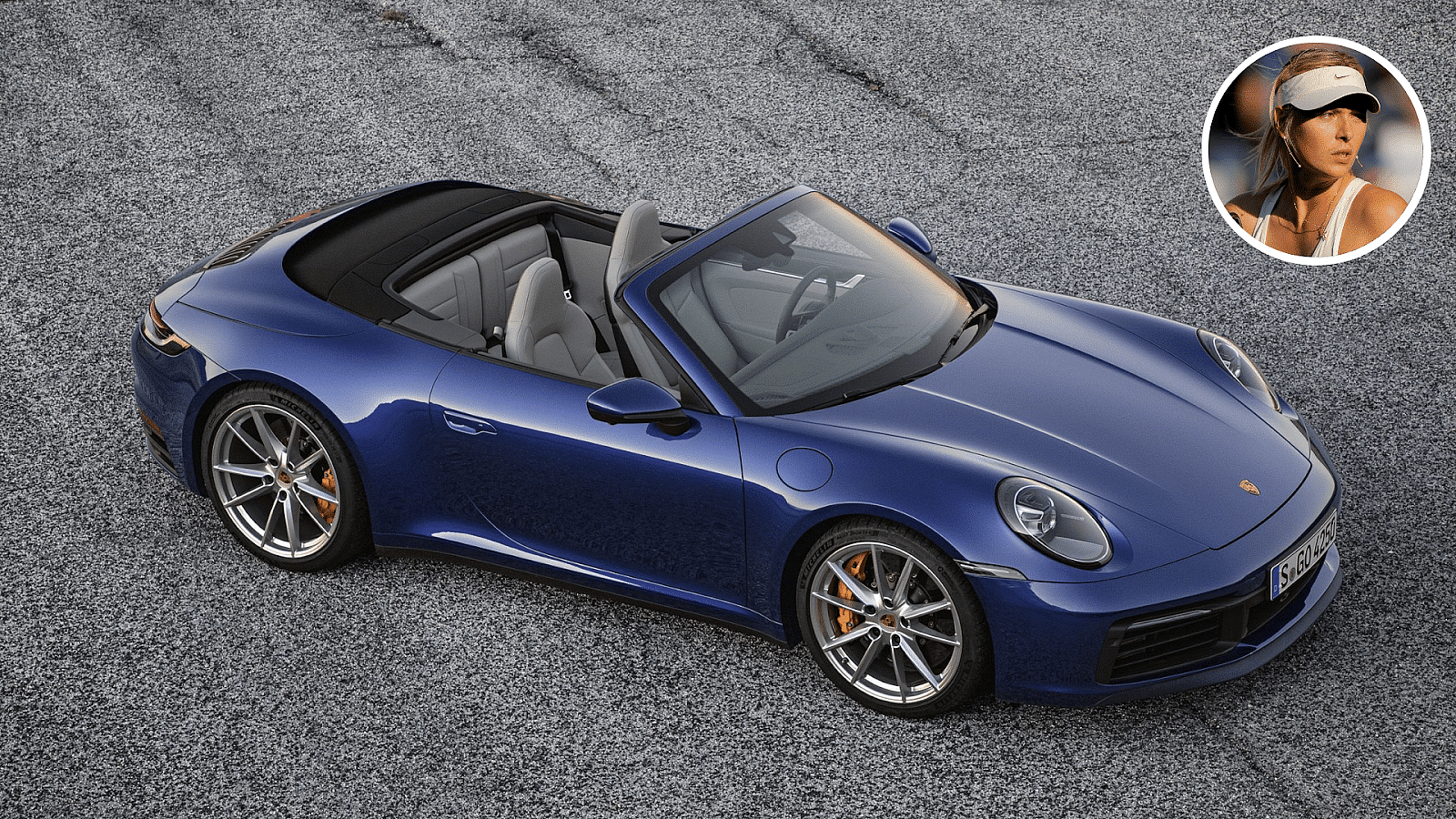 Maria Sharapova's Porsche 911 Carrera 4S Cabriolet