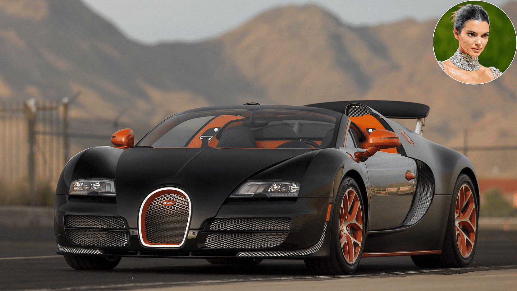 Bugatti Veyron Grand Sport Vitesse with Kendall Jenner