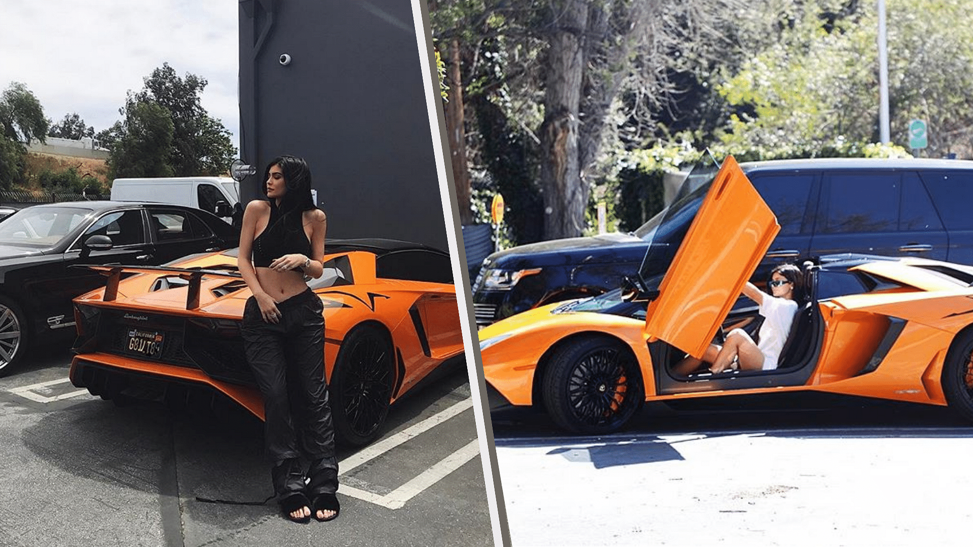 Kylie Jenner's Lamborghini Aventador SV Roadster