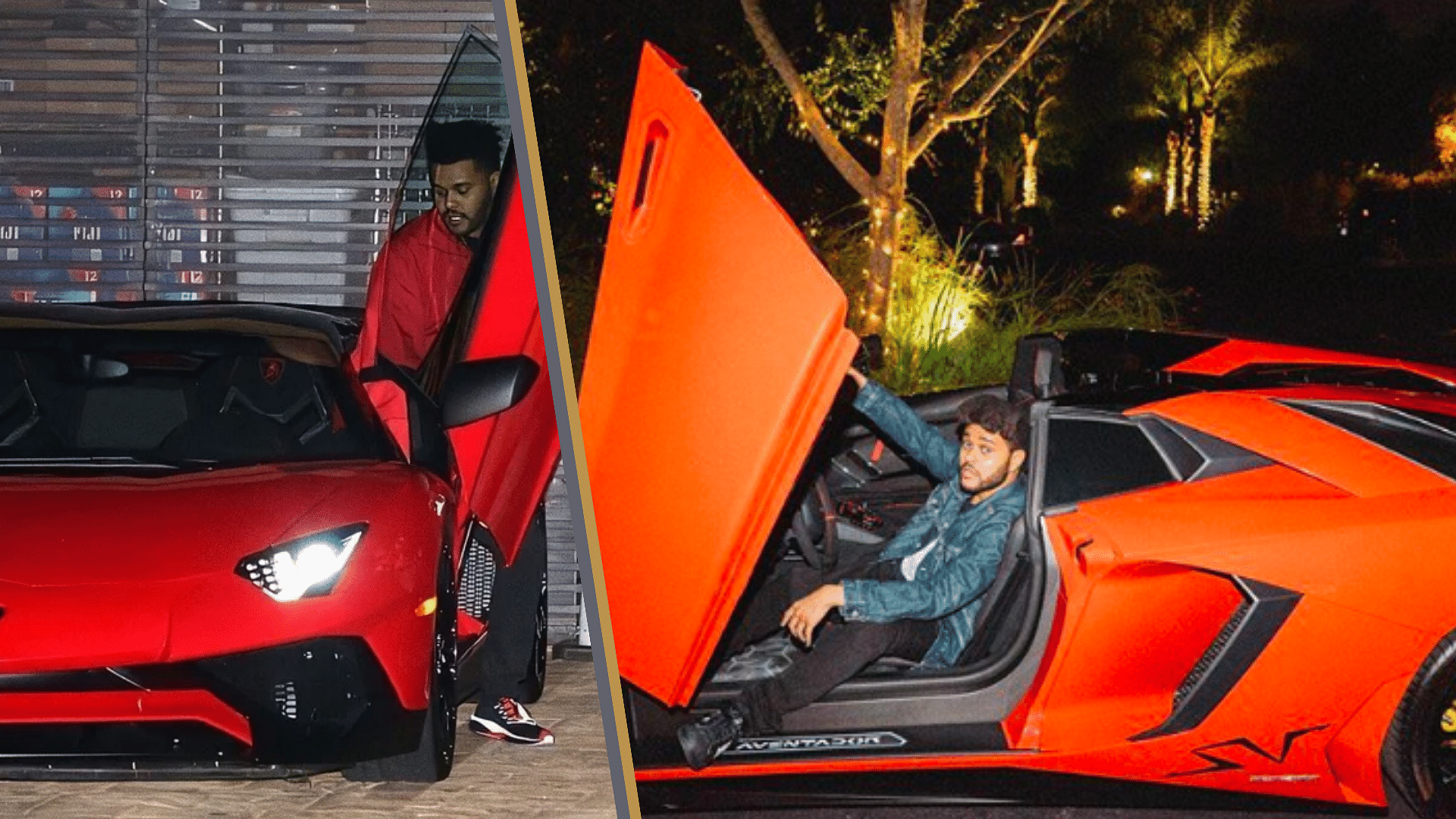 The Weeknd's Lamborghini Aventador SV