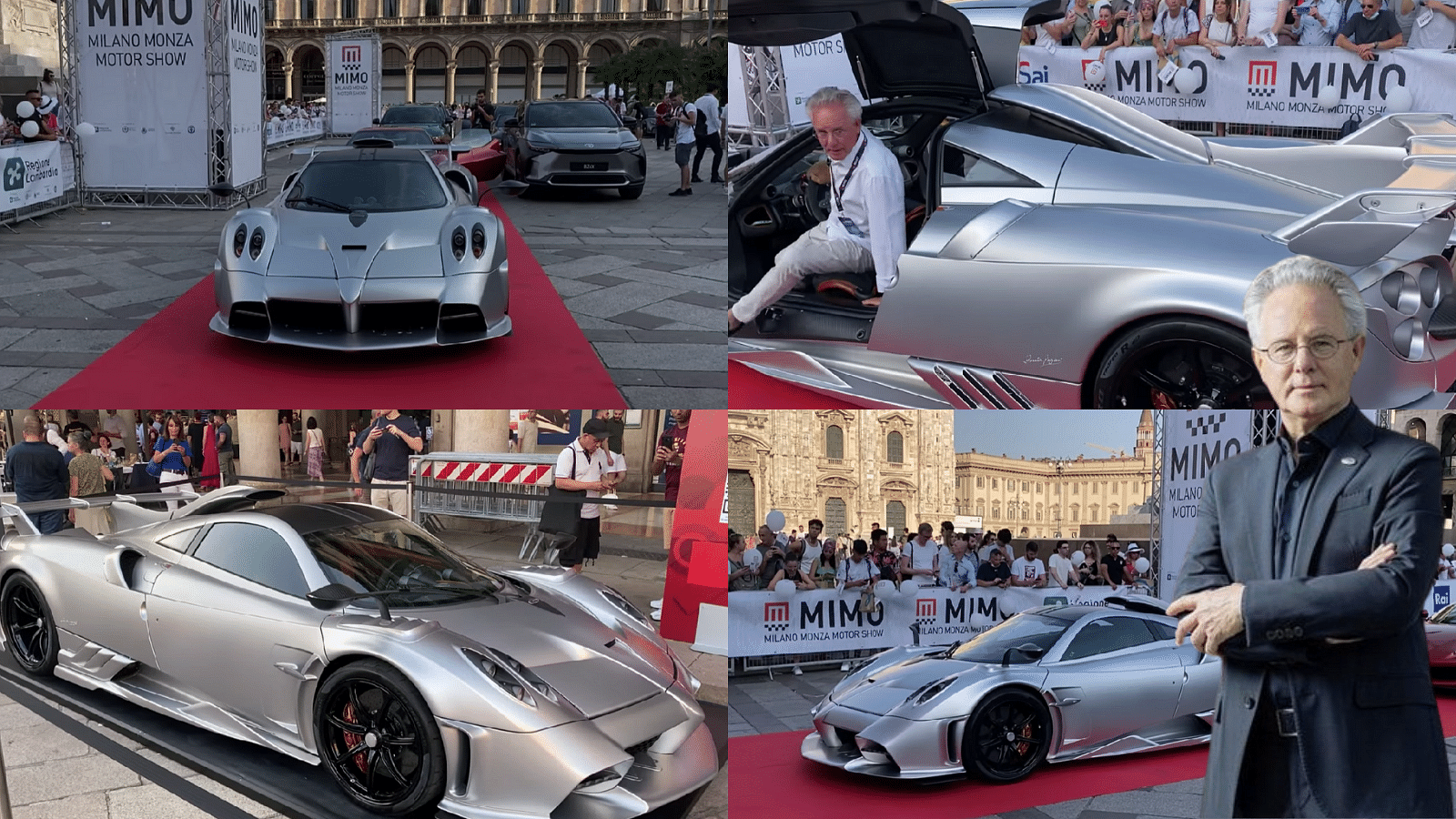 Horacia Pagani's silver Pagani Imola