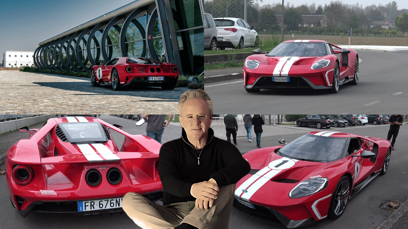 Horacio Pagani's red Ford GT Heritage Edition